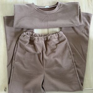 AUREUM Tan Waffle Knit Top